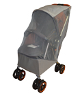 Baby Smile - Москитная сетка для колясок  комбинированная премиум класса из отражающего UV нейлона